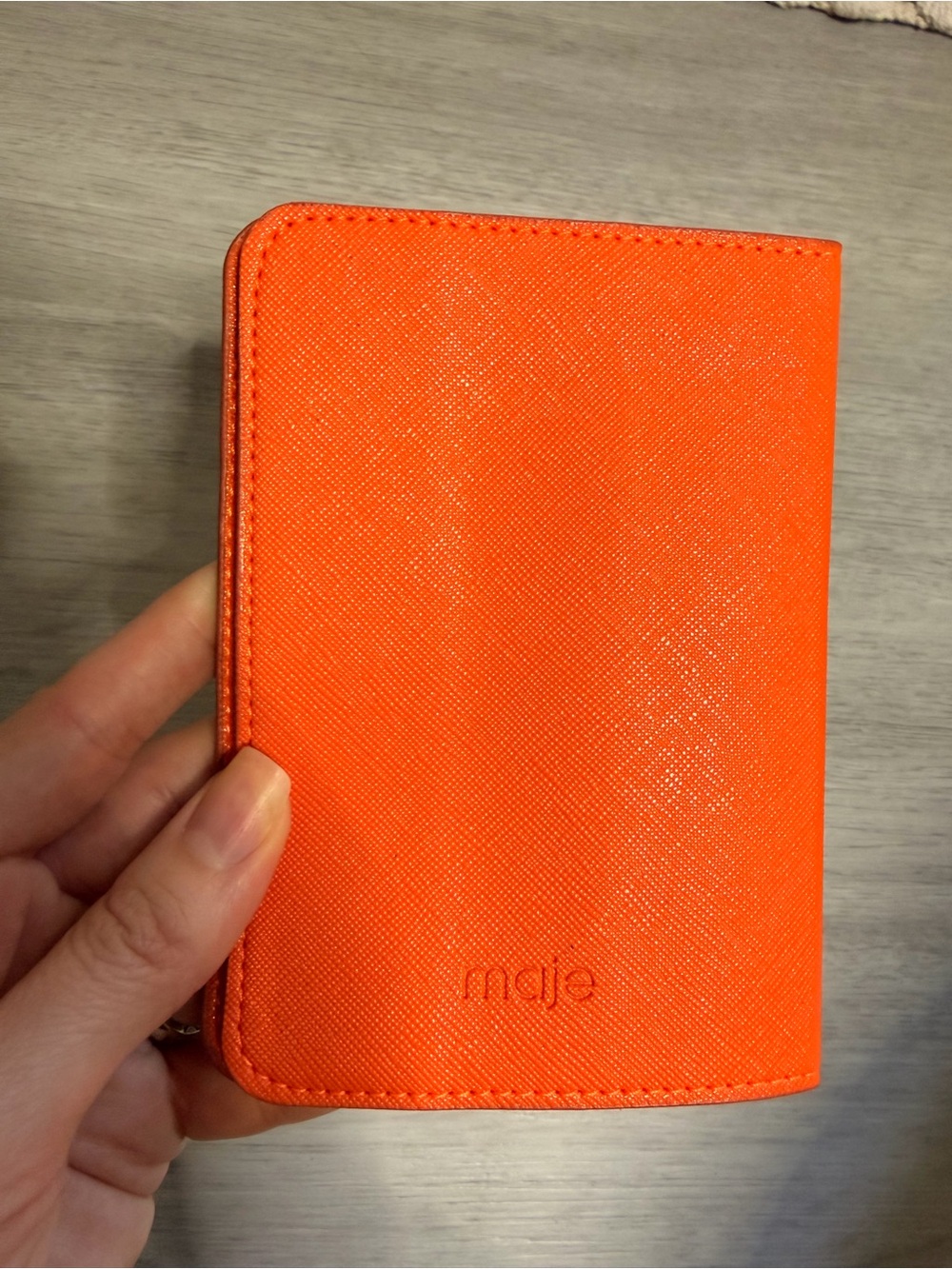 Maje Orange passports hodler/ Case - nwt - Picture 2 of 5